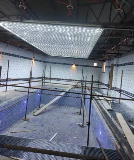 کاشی‌کاری استخر و جکوزی