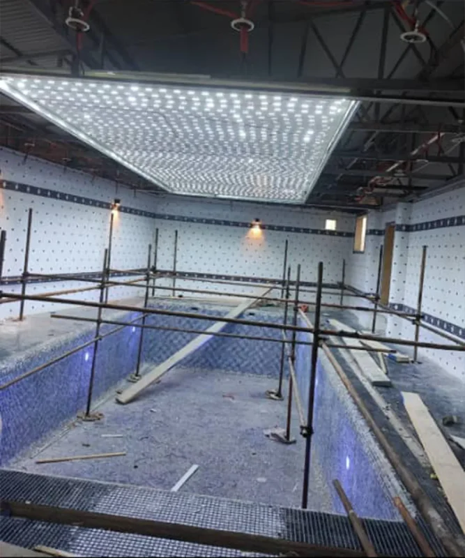 کاشی‌کاری استخر و جکوزی