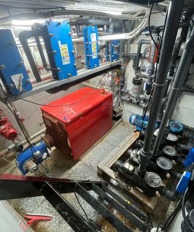 اجرای موتورخانه استخر و جکوزی در بابل